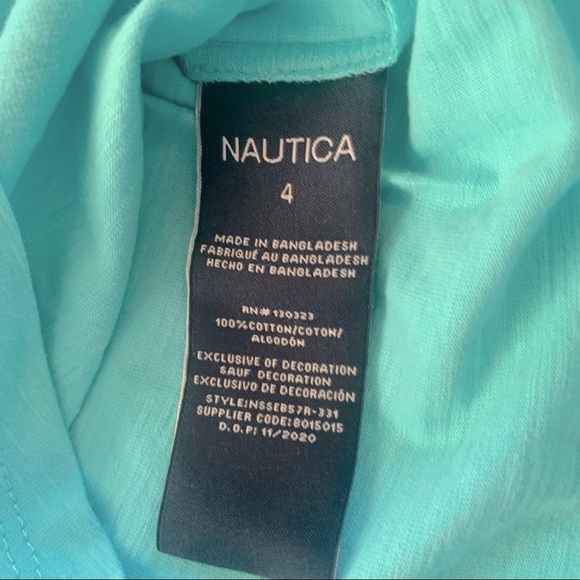 NWT Nautica Girls Beach Vibes Only Foil Graphic T-Shirt - Picture 6 of 6